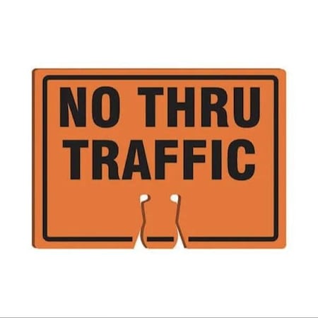 Accuform Traffic Cone Top Warning Sign FBC732